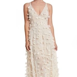 Dress the Population Fleur Floral Applique Gown